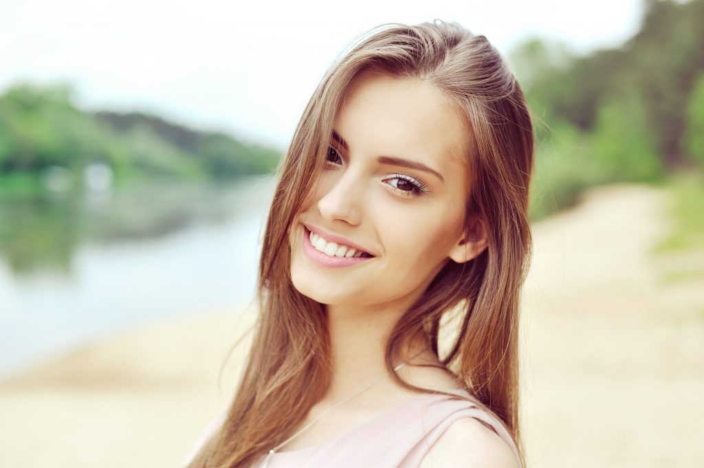 Young woman Smiling